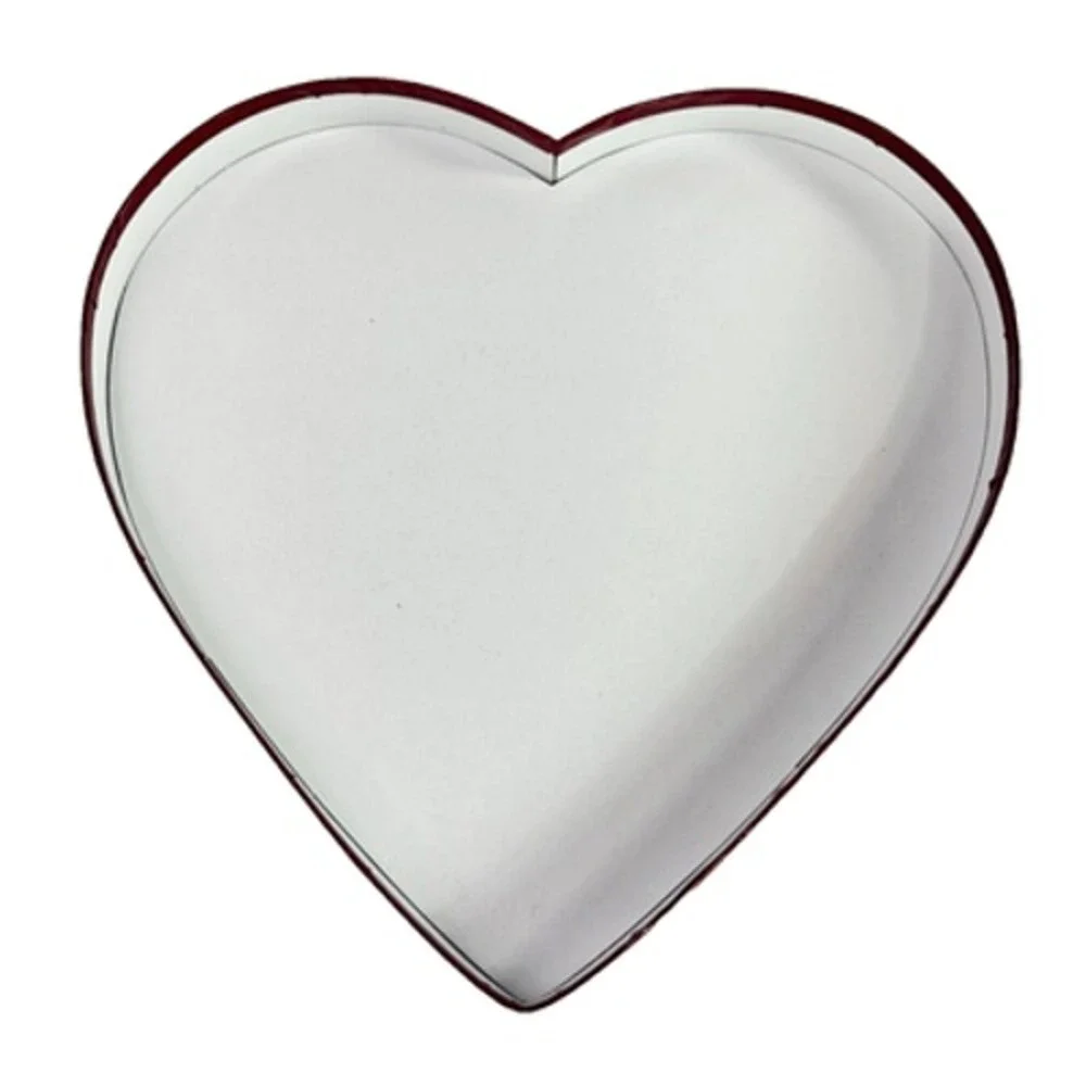 Heart Shaped Russell Stover Candy Box with Padded Fabric Lid Empty 10.5" - Picture 5 of 12